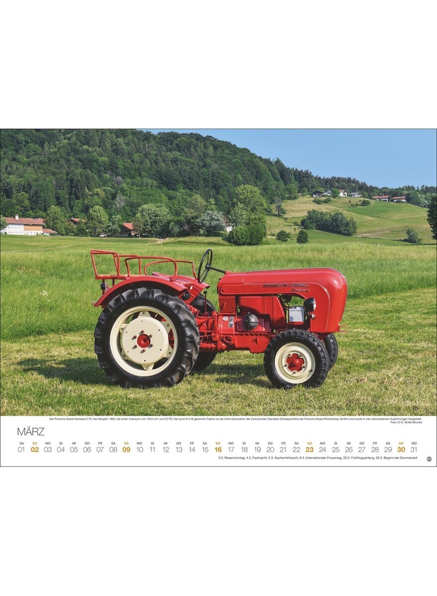 KALENDER STARKE TRAKTOREN 2025 Bild 3