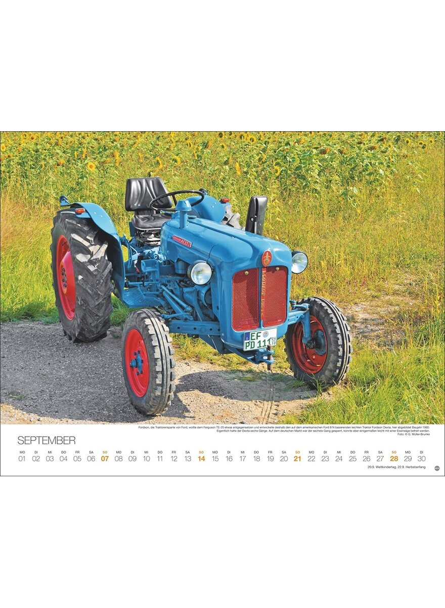 KALENDER STARKE TRAKTOREN 2025 Bild 4