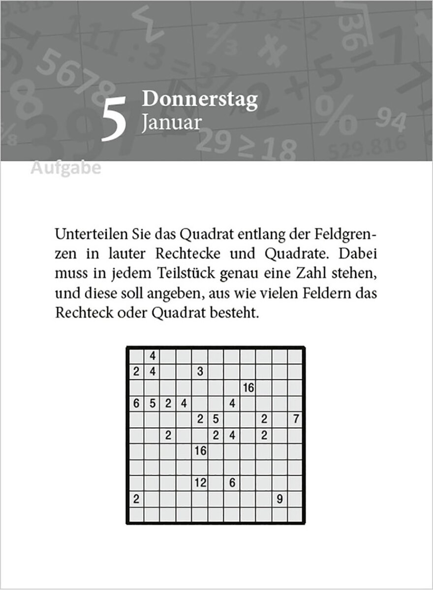 HEUREKA! MATHEMATISCHE RTSEL 2025 - TAGESABREIKALENDER Bild 2