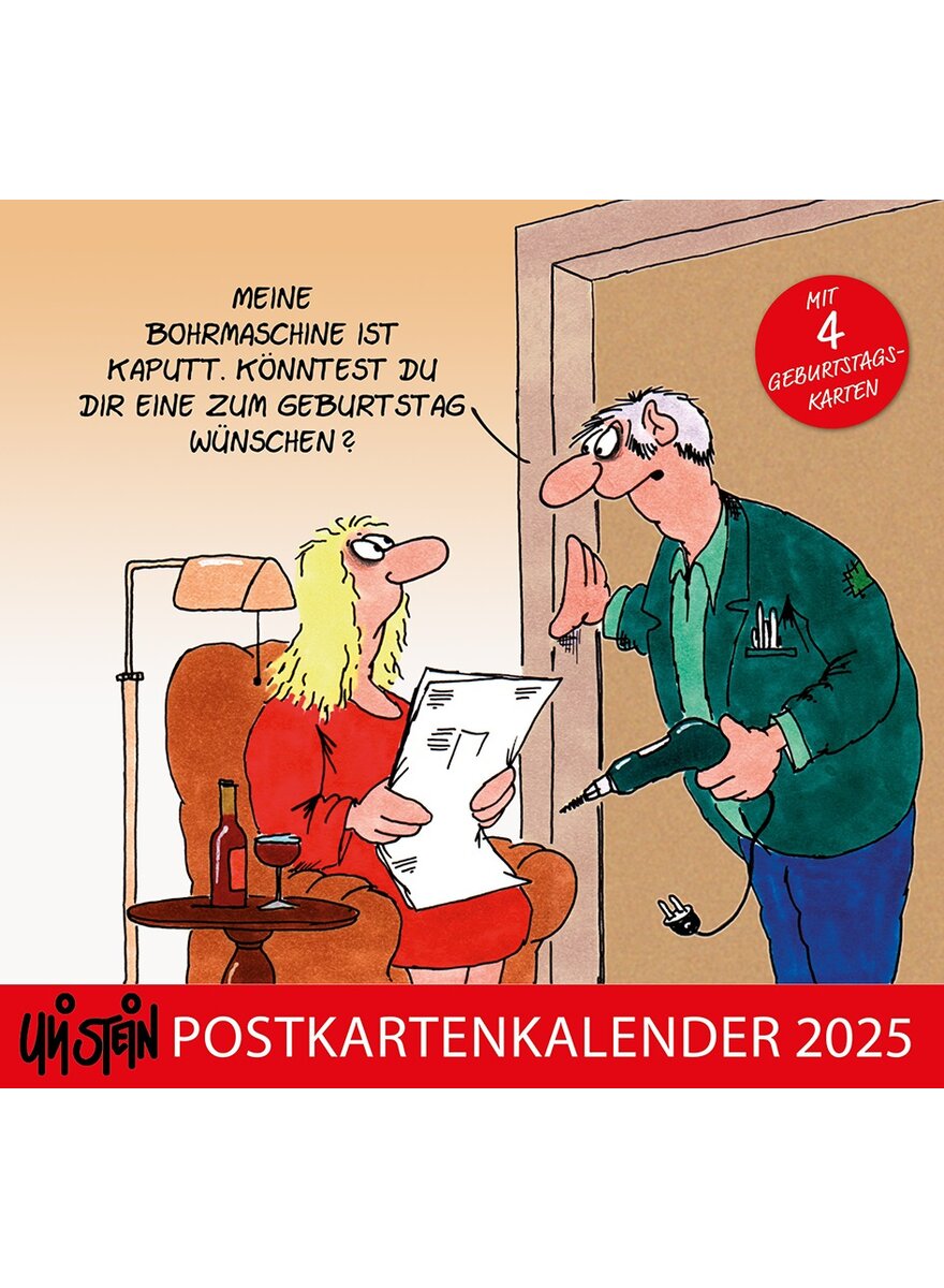 ULI STEIN POSTKARTENKALENDER 2025 -