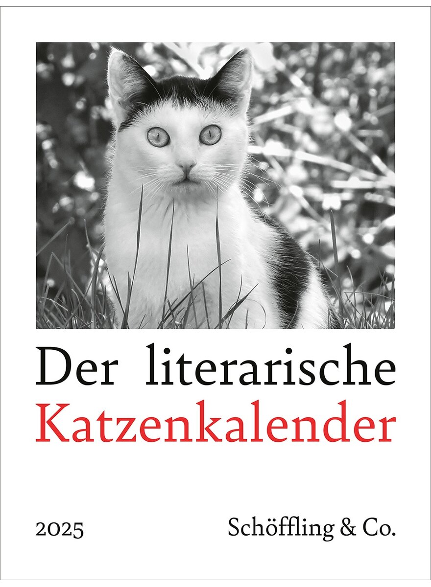 DER LITERARISCHE KATZEN- KALENDER 2025 - J. BACHSTEIN