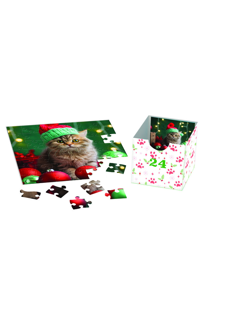 PUZZLE-ADVENTSKALENDER KATZEN 24 X 50 TEILE Bild 3