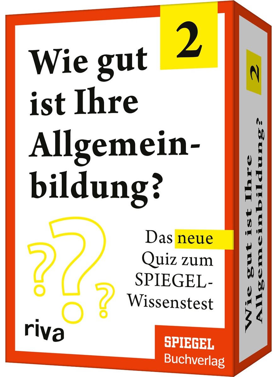 QUIZ WIE GUT IST IHRE ALLGE- MEINBILDUNG?