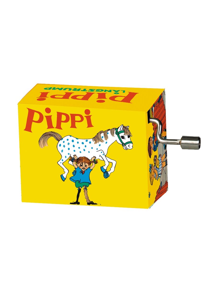 KURBELWERK-SPIELUHR PIPPI LANGSTRUMPF