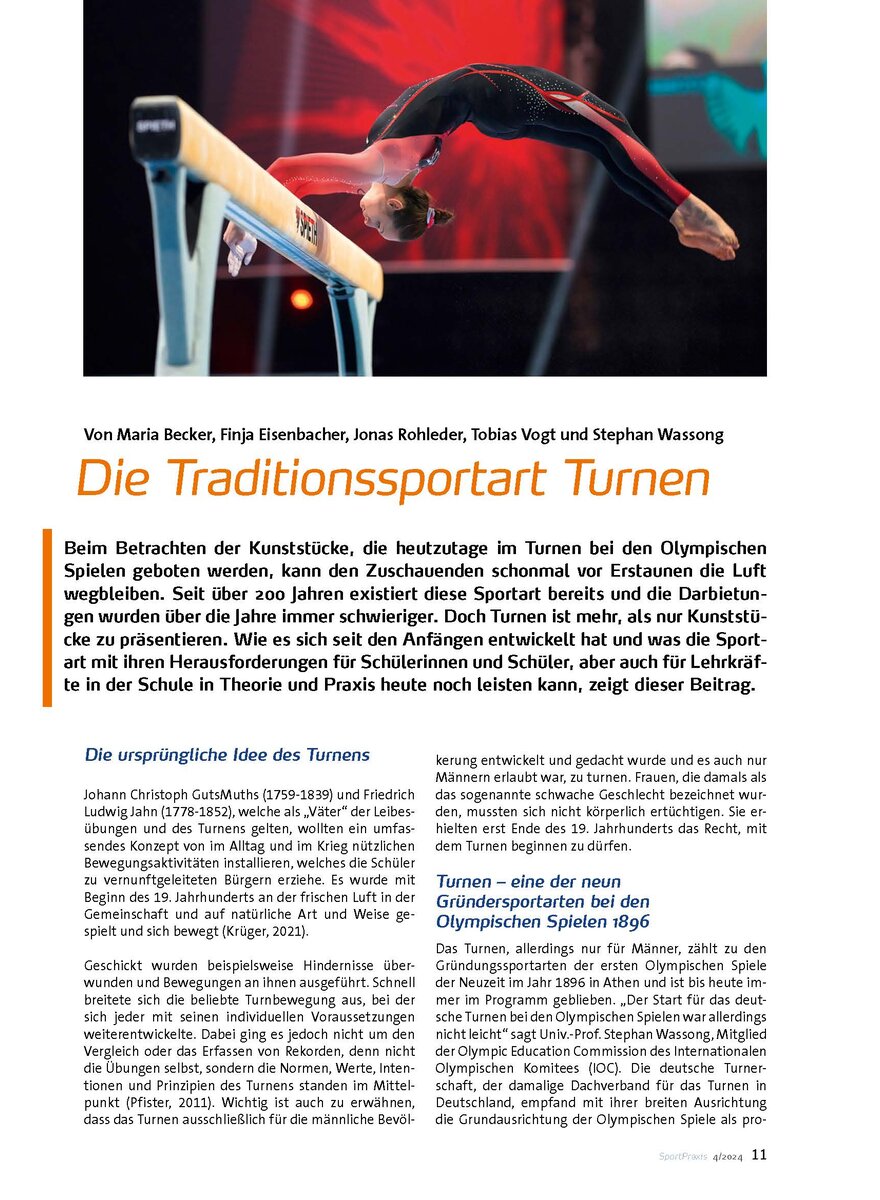 DIE TRADITIONSSPORTART TURNEN