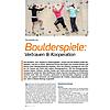 BOULDERSPIELE: VERTRAUEN & KOOPERATION