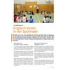 ENGLISCH LERNEN IN DER SPORT- HALLE