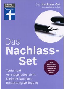 Auf diesem Bild sehen Sie das Produktbild für DAS NACHLASS-SET (6. AUFL.) - STIFTUNG WARENTEST