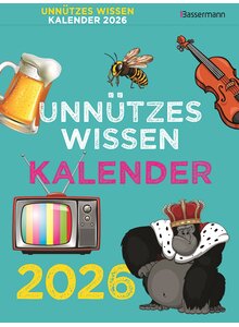 Auf diesem Bild sehen Sie das Produktbild für UNNÜTZES WISSEN KALENDER 2026 - DREWS/FELDBAUM