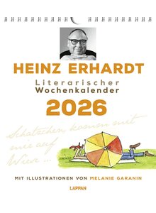 Auf diesem Bild sehen Sie das Produktbild für HEINZ ERHARDT - LITERARISCHER WOCHENKALENDER 2026