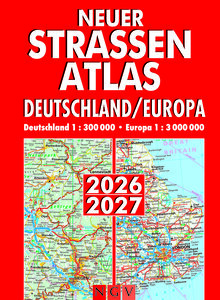 Auf diesem Bild sehen Sie das Produktbild für NEUER STRASSENATLAS 2026/2027 DEUTSCHLAND/EUROPA
