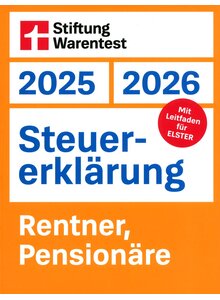 Auf diesem Bild sehen Sie das Produktbild für STEUERERKLÄRUNG 2025/2026 RENTNER UND PENSIONÄRE - STIFTUNG WARENTEST