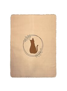 Auf diesem Bild sehen Sie das Produktbild für GARTENDECKE MIT KATZENMOTIV 130 X 180 CM