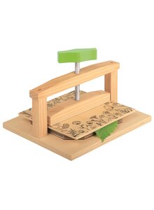 Auf diesem Bild sehen Sie das Produktbild für BLATT- & BLÜTENPRESSE AUS HOLZ