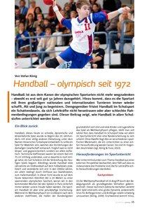 HANDBALL - OLYMPISCH SEIT 1972